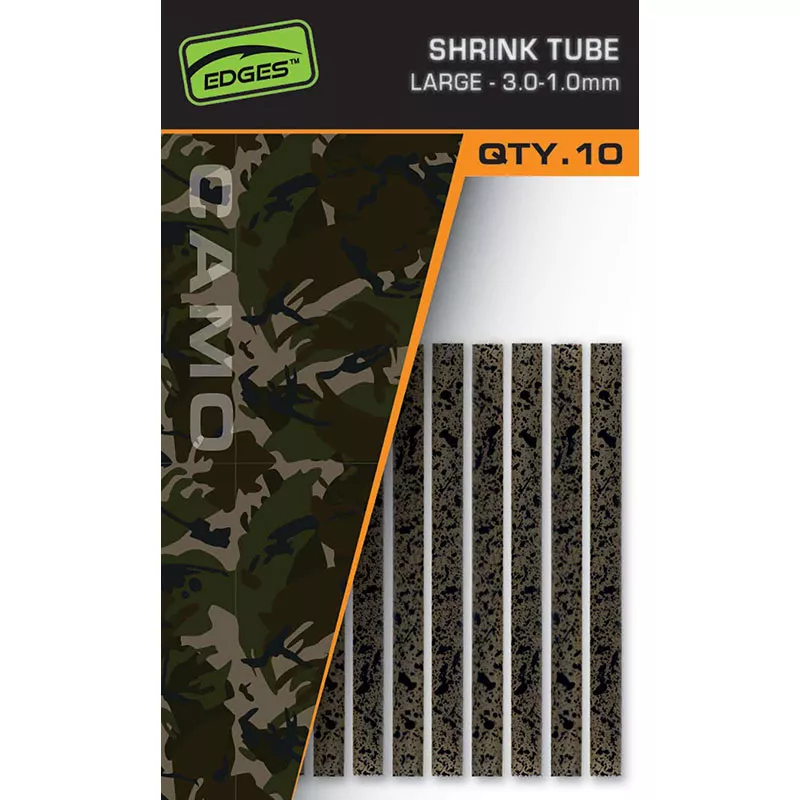 Fox Edges Camo Shrink Tube L 3.0 - 1,00 mm Qty. 10