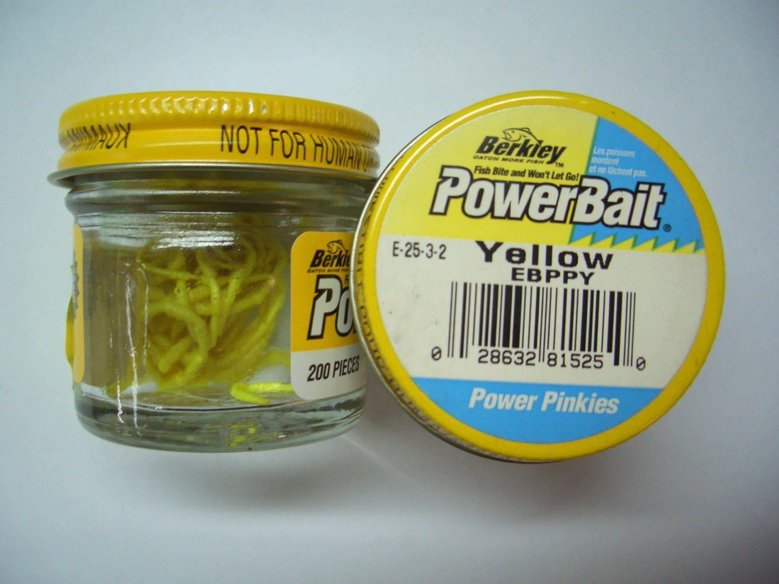 Berkley PowerBait Yellow; Power Pinkies; 200 Stück