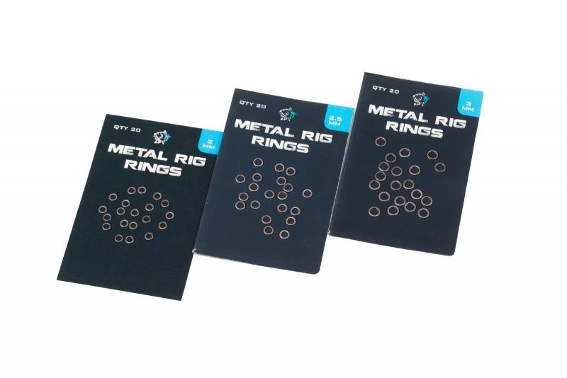 Nash Metal Rig Rings; 3,0 mm; 20 Stück
