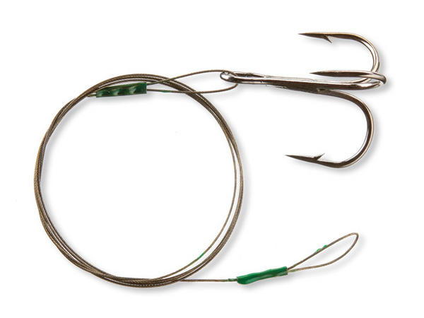 Cormoran Stahlvorfach mit Drilling 7 x 7; Gr. 1/0; L: 50 cm; 13,0 Kg.; 1 Stück