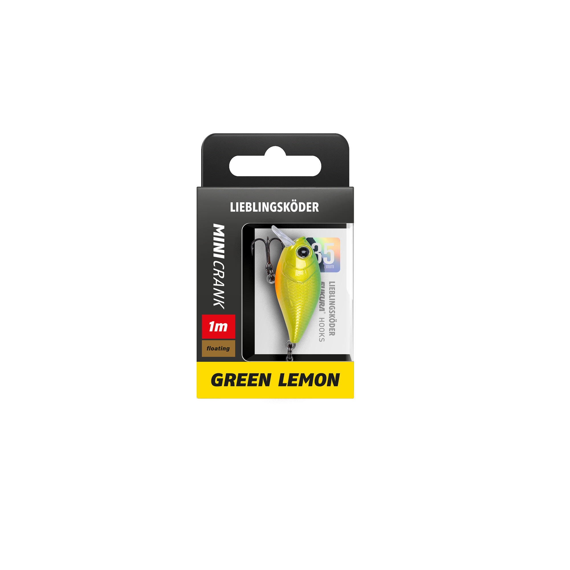 Lieblingsköder Mini Crank Green Lemon