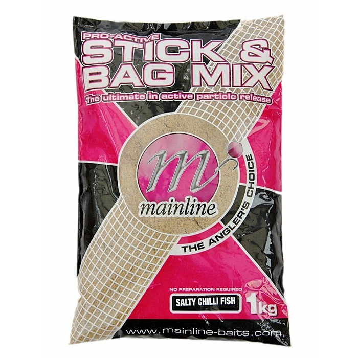 Mainline Stick & Bag Mix Salty Chilli Fish 1 Kg