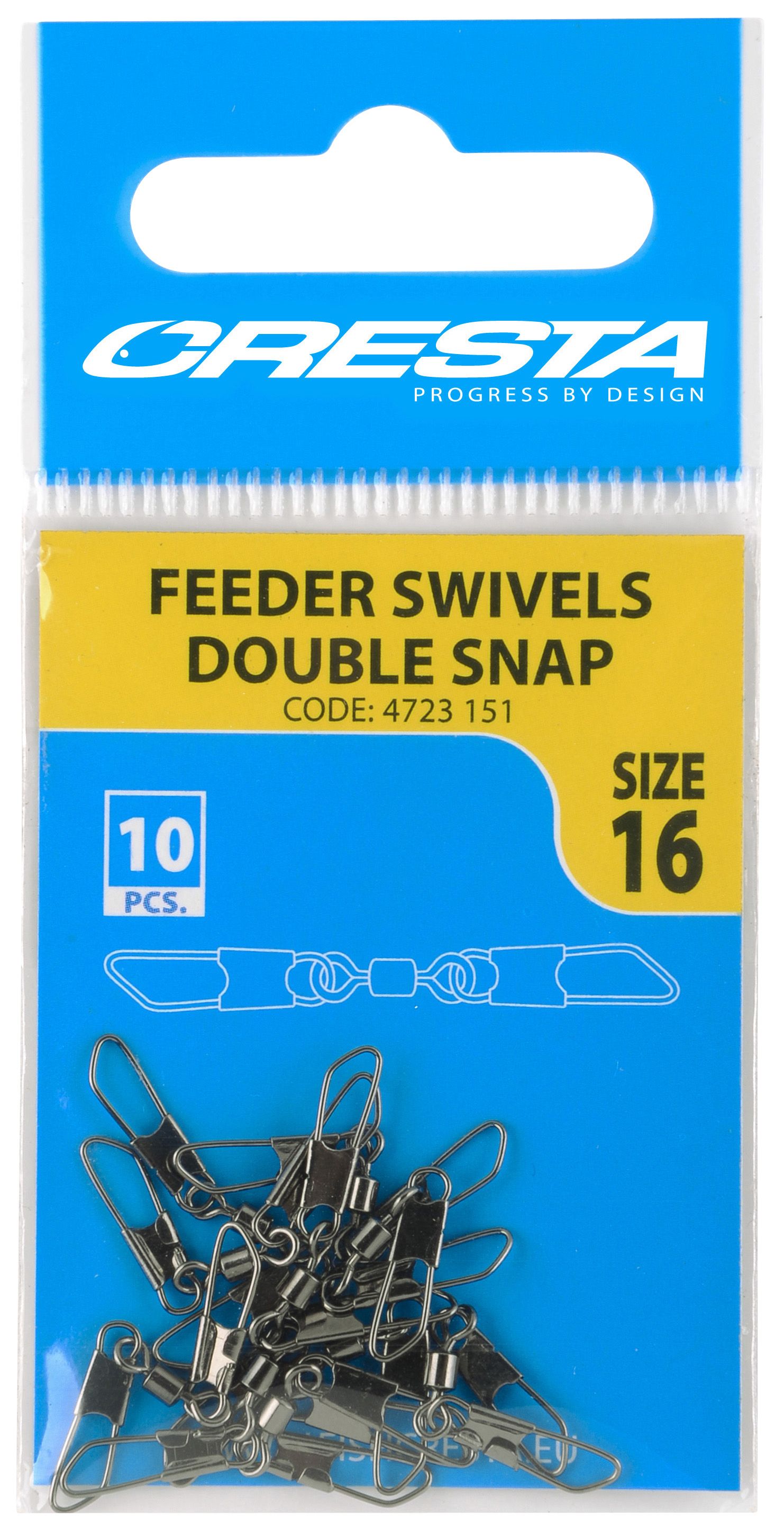Cresta Feeder Swivel Double Snap # 16