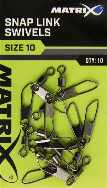 Matrix Snap Link Swivels; Gr. 16; 10 Stück