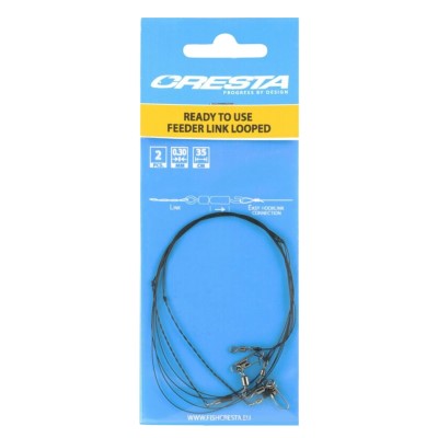 Cresta Ready To Use Feederlink Looped; 0,3mm 35cm;  2 Stück.