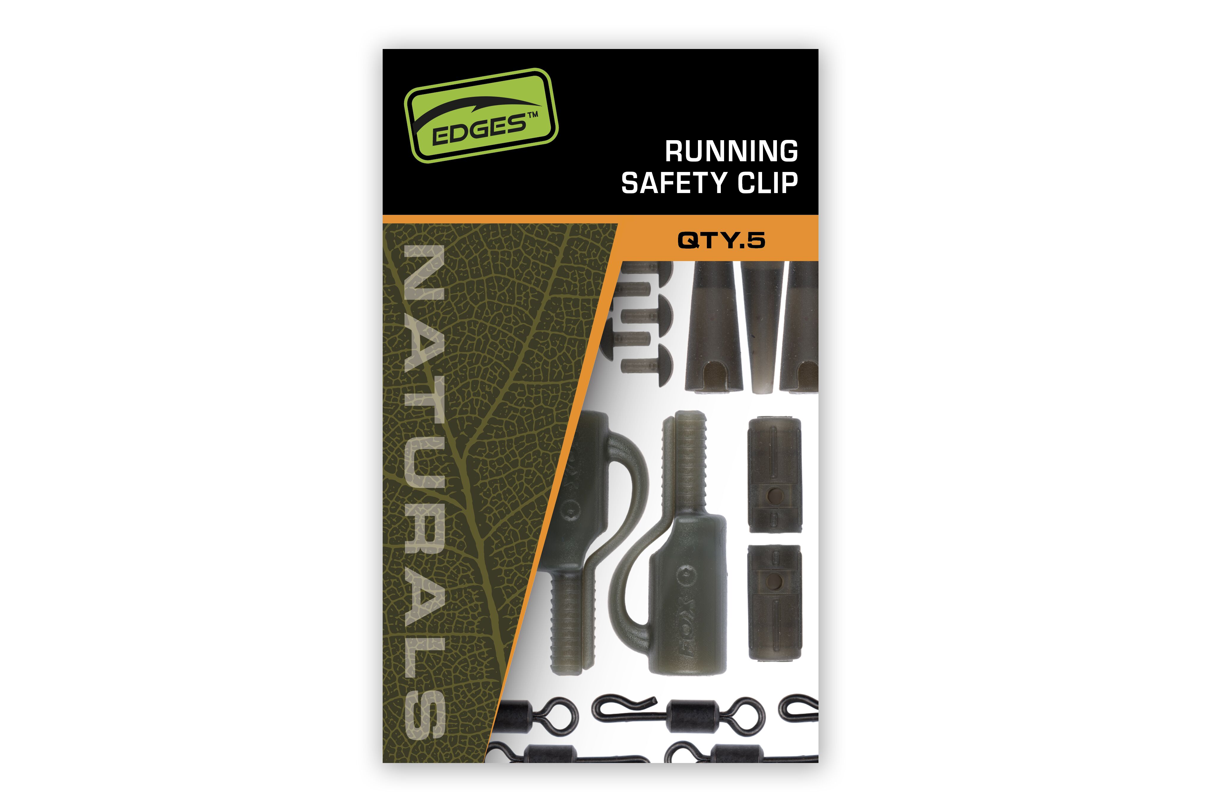 Fox Edges Naturals Running Safety Clip Kit Qty.5