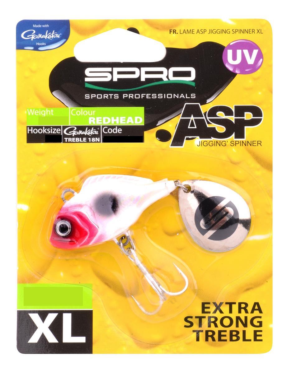 Spro ASP Spinner UV XL; 50 gr.; Red Head