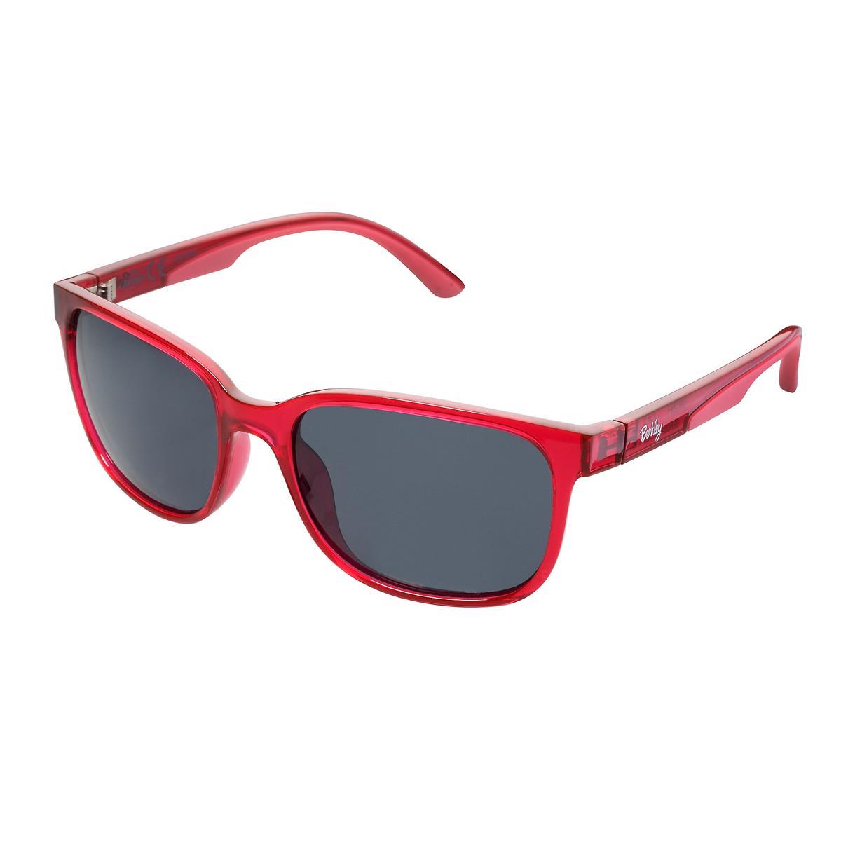 Berkley URBN Sunglasses; Crystal Red/Smoke