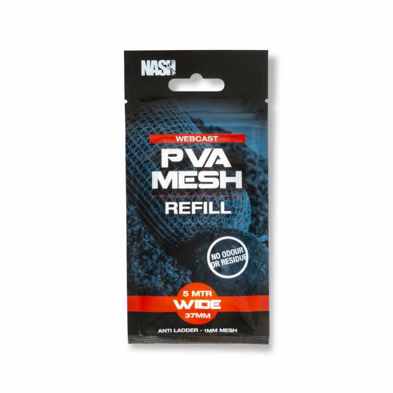 Nash Webcast PVA Refills Wide; Qty. 5 m.