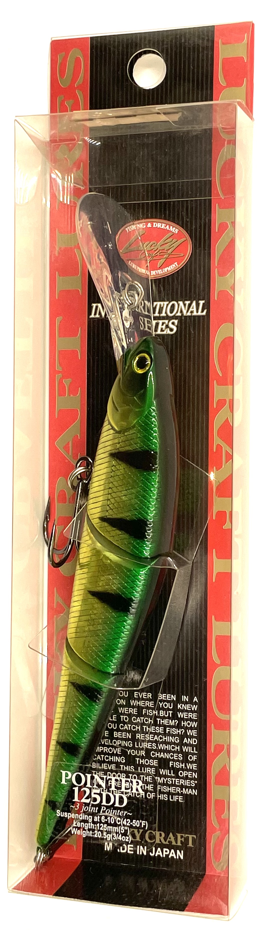 Lucky Craft Pointer 125 DD 3 teilig, suspending, 125 mm, 20,5 g, Aurora green Perch