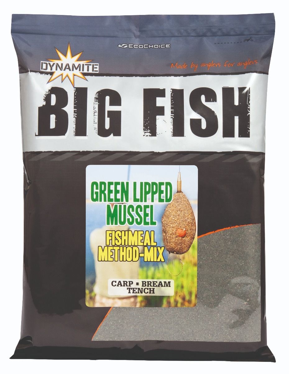 Dynamite Baits - Big FishGreen Lipped Mussel Fishmeal Method-Mix; 1,8 kg