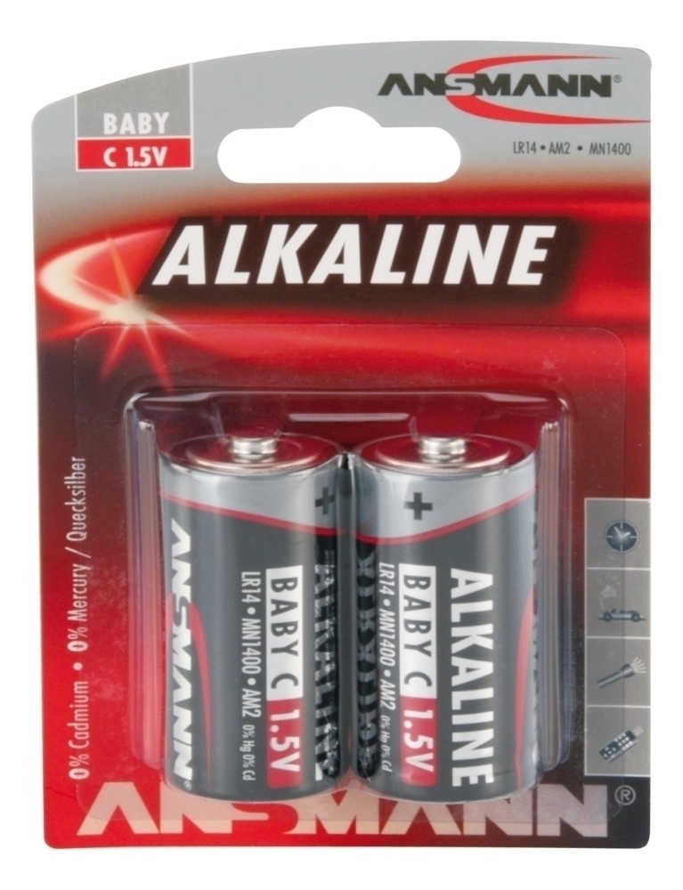 Ansmann Alkaline Baby C 1,5 V; LR14; AM2; MN1400