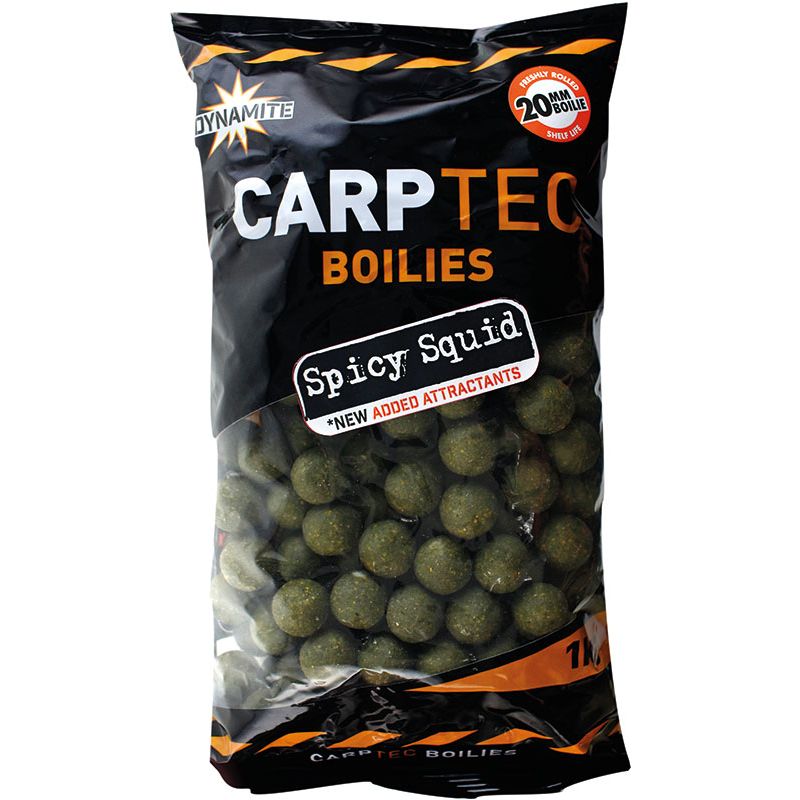 Dynamite Baits Carptec Boilies Spicy Squid; 20 Mm