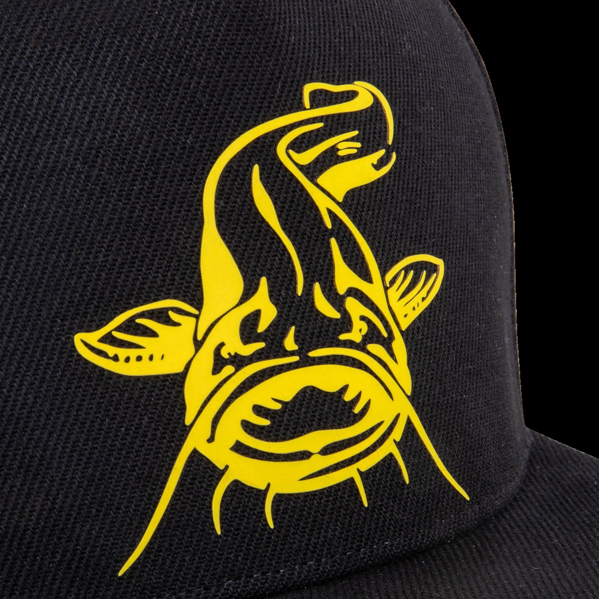 Black Cat Flat Peak Cap Black Cat Flat Peak Cap