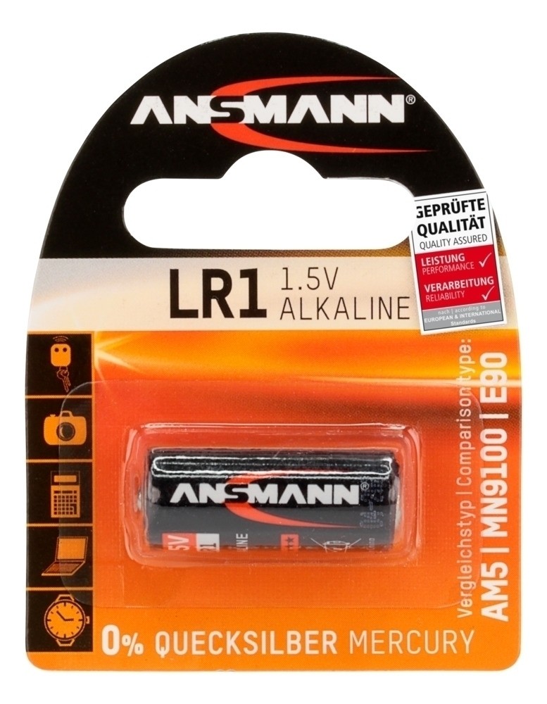 Ansmann Alkaline LR1 1,5 V; AM5; MN9100; E90