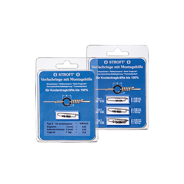 Stroft Vorfachringe mit Montagehilfe; Typ 3