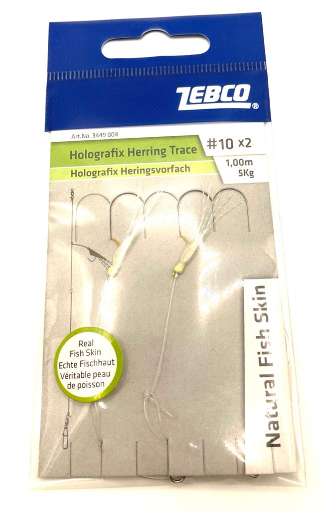 Zebco Holografix Herring Trace; Fisch Weiß; 1,00 m; 5 Kg