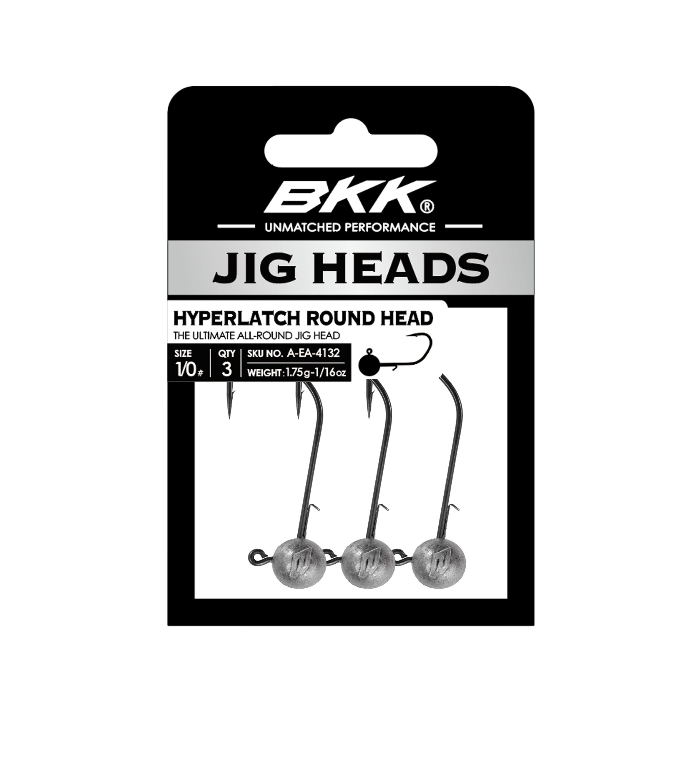 BKK Hyperlatch Round Head Jighaken # 4/0 20g