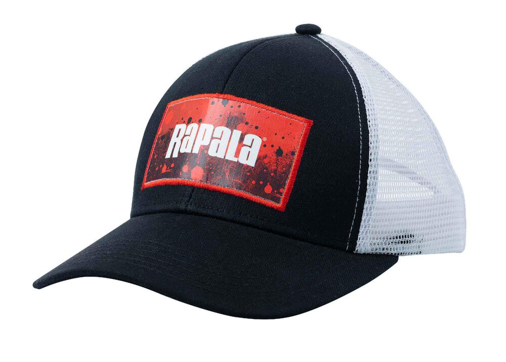 Rapala Splash Trucker Cap - Black/Red