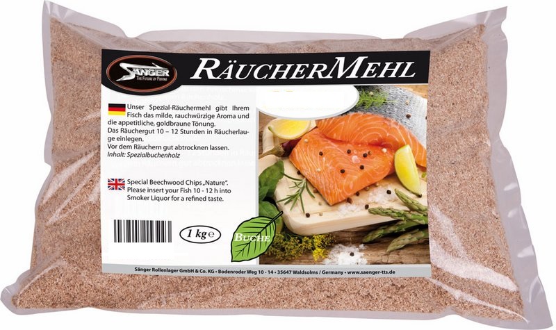 Sänger Räuchermehl Buchenholz; Fein; 1 Kg. Sänger Räuchermehl Buchenholz; Fein; 1 Kg.