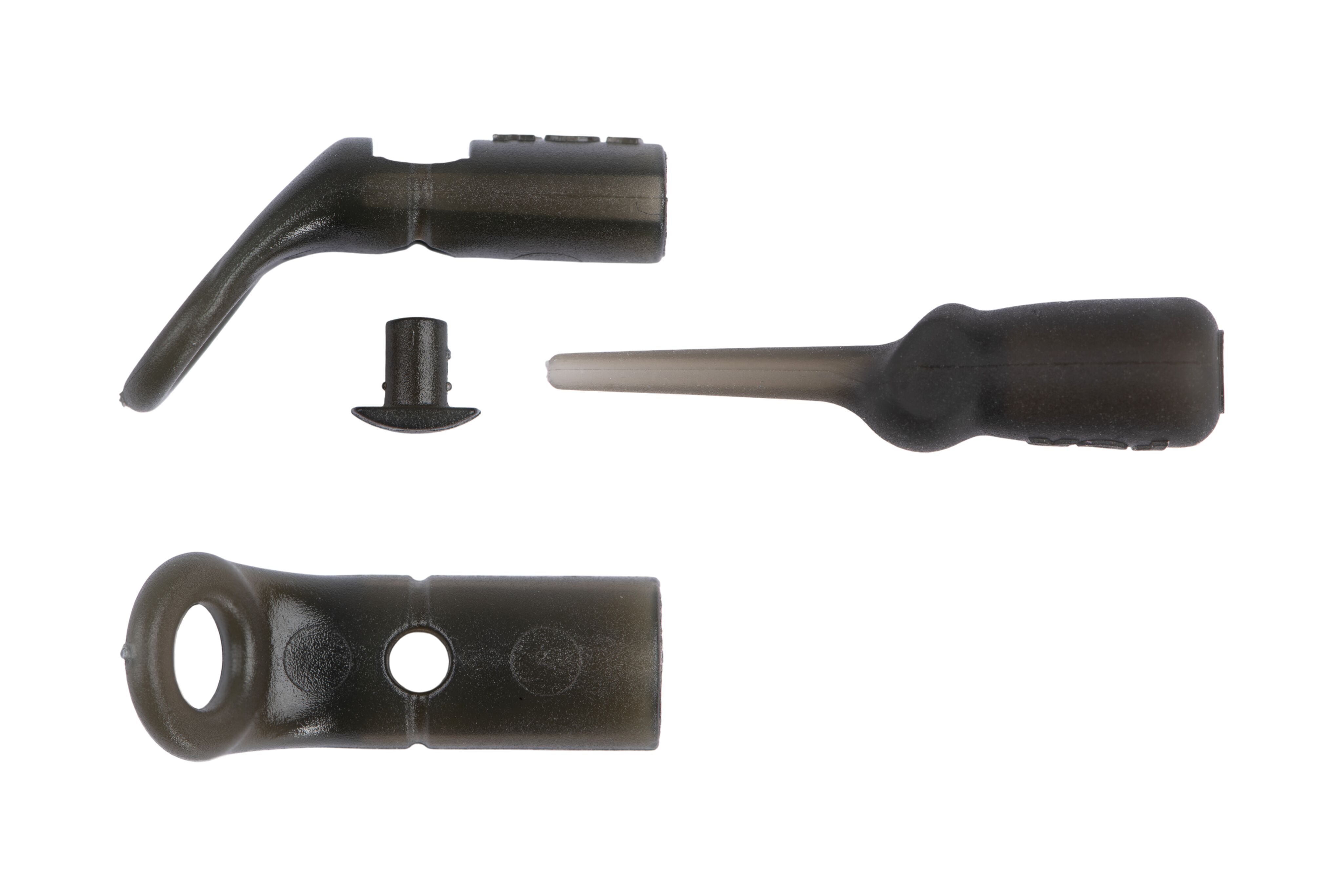 Fox Edges Naturals Angled Drop Off Run Rig Kit Qty.5