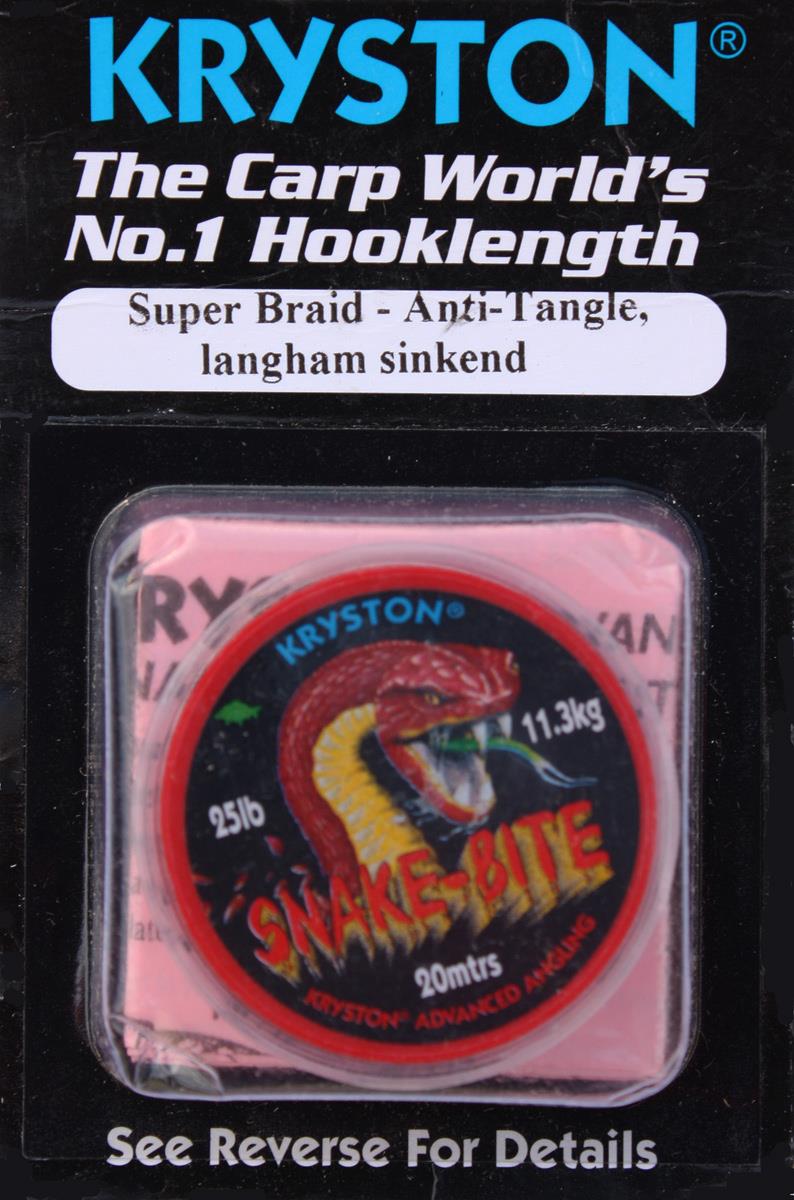 Kryston Snake Bite Super braid Anti Tangle; 20m; 6,8kg