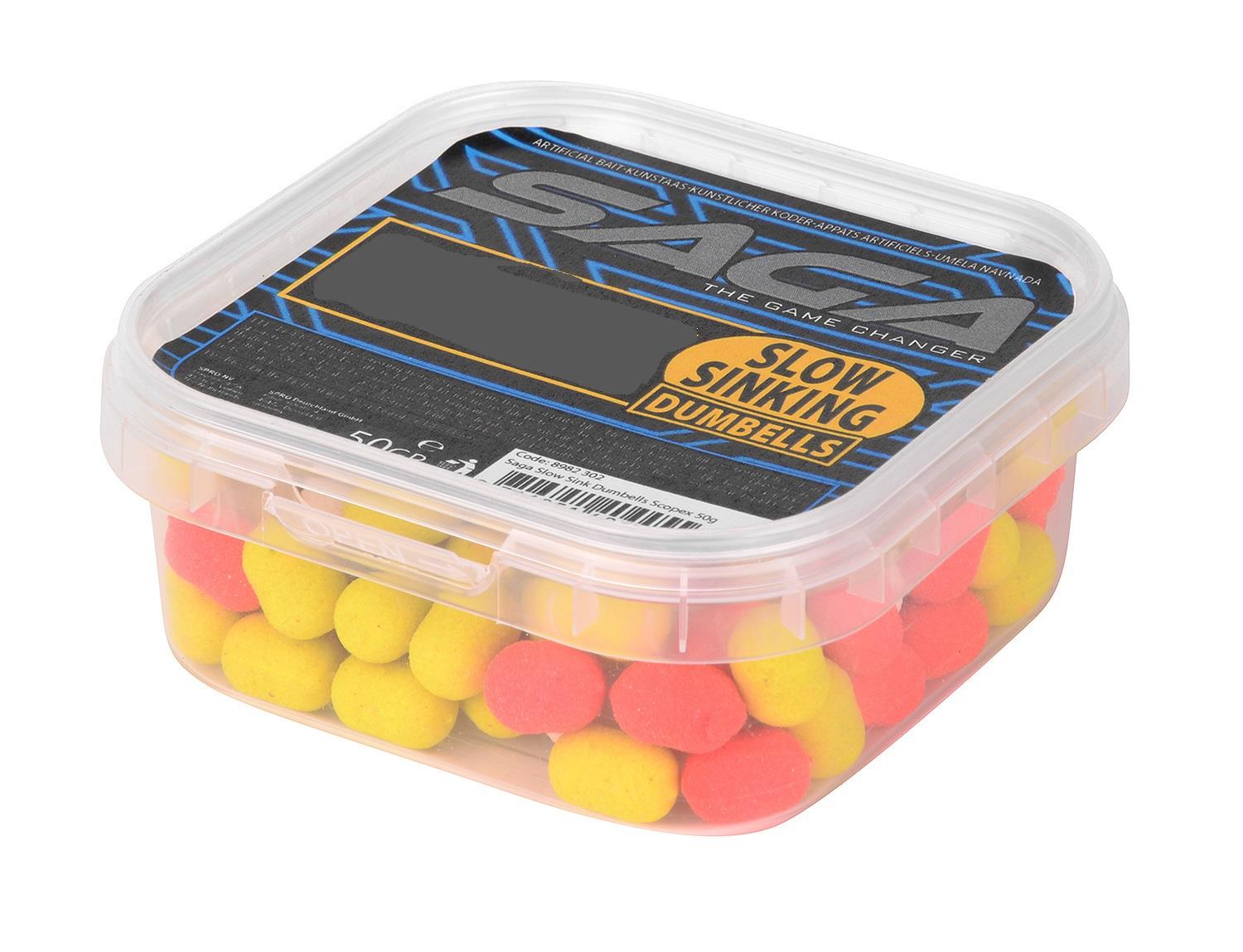 Saga Slow Sink Dumbells; 50 gr. Tutti Frutti