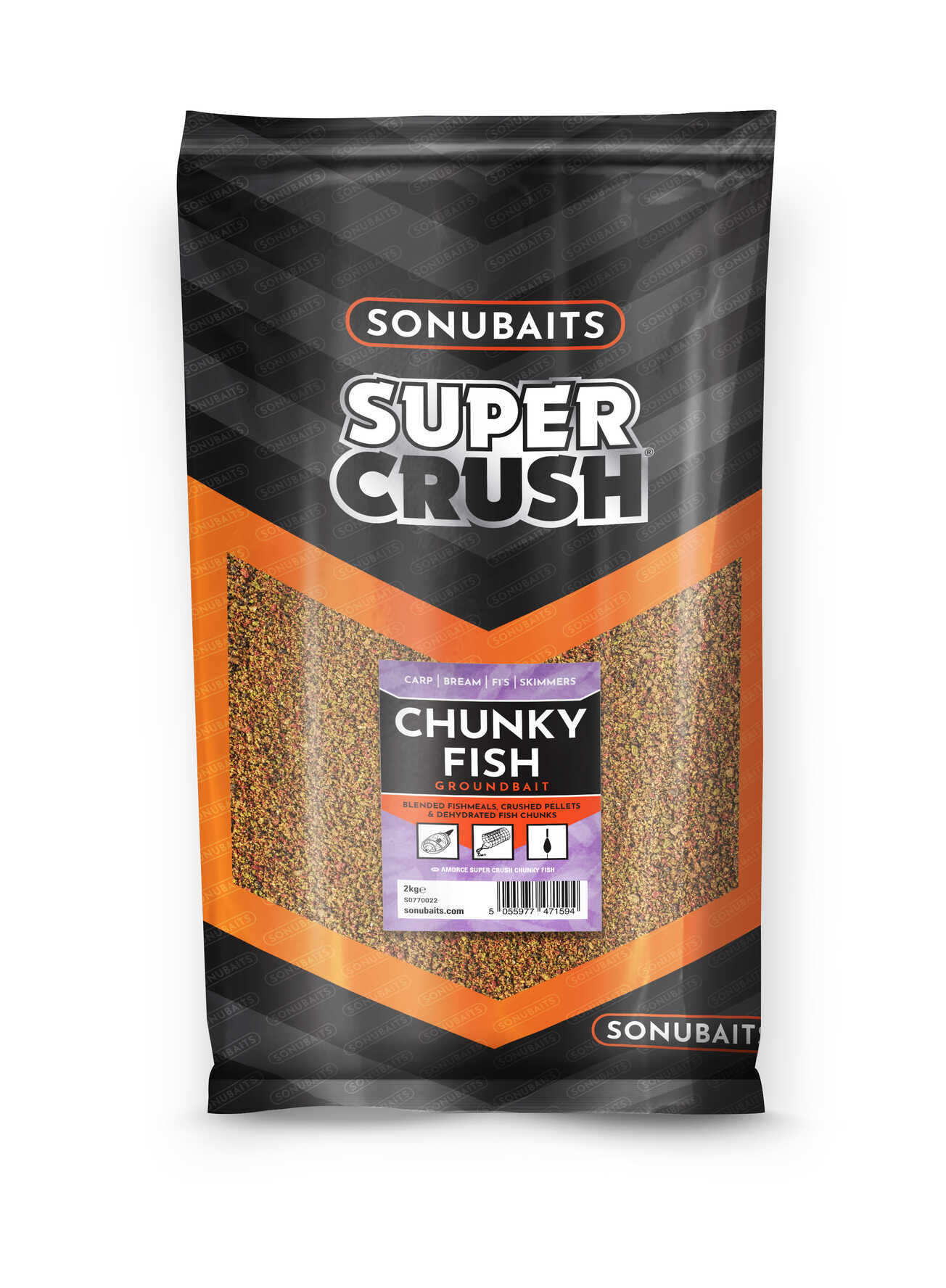 Sonubaits Super Crush Chunky Fish Groundbait 2 Kg