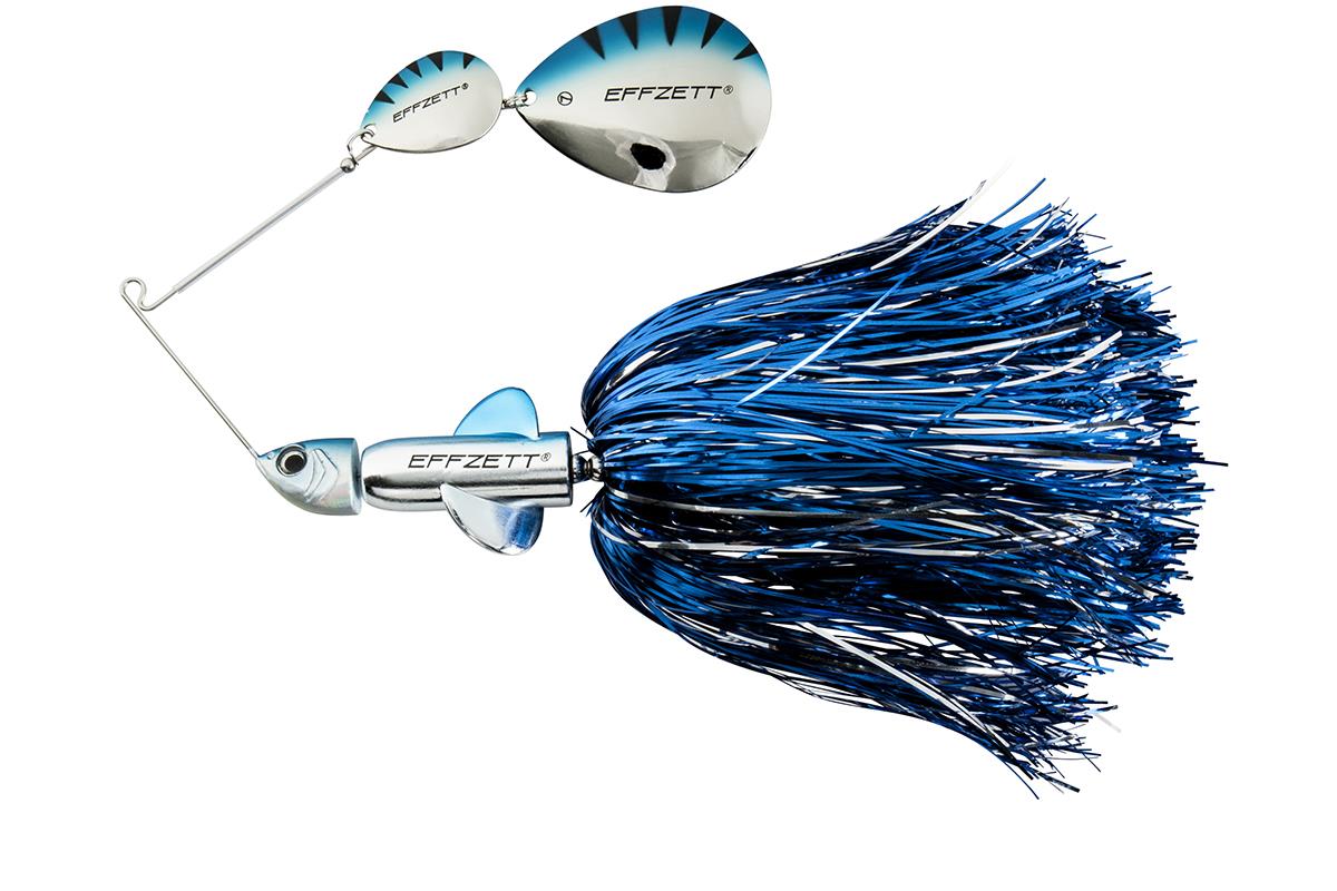 DAM EFFZETT® PIKE RATTLIN’ SPINNERBAIT; 17 cm; 43 gr; Silver / Blue