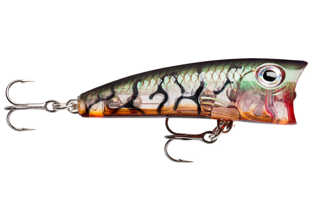 Rapala Ultra Light Popper 4 cm Glass Lucent Tiger UV (GLTU)