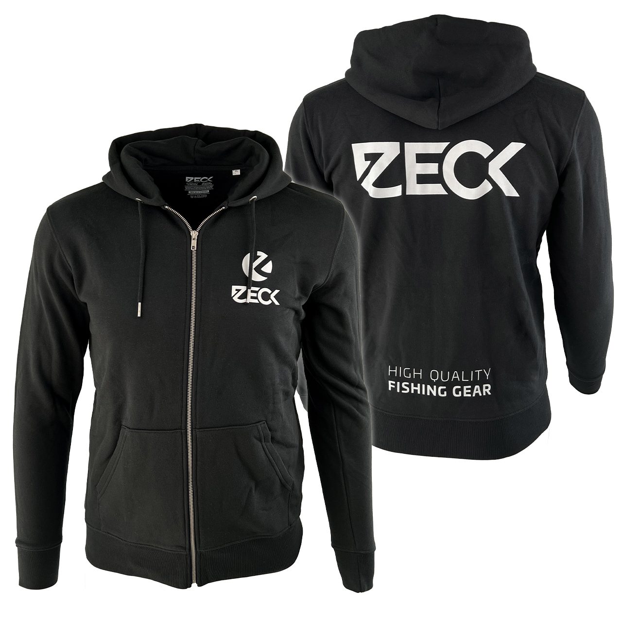 Zeck Zip Hoodie Black Large