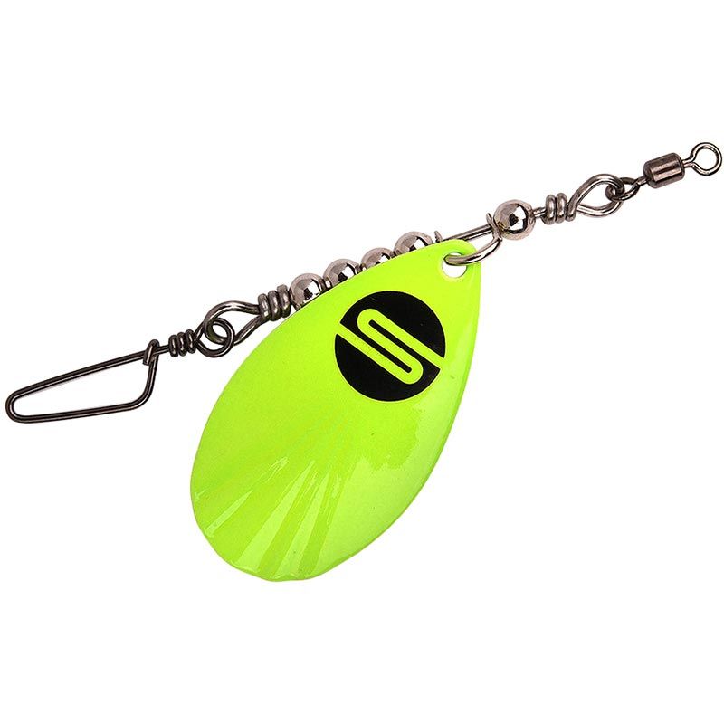 Spro Trolling Blades; Lime; Qty. 2