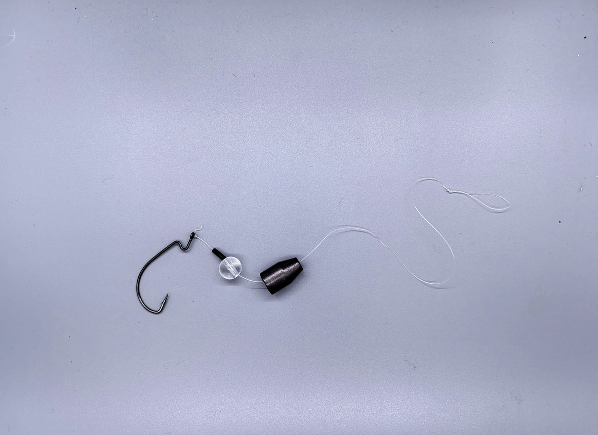 Balzer Shirasu Texas Rig # 1/0 / 35 cm / 0,33 mm / 10 g
