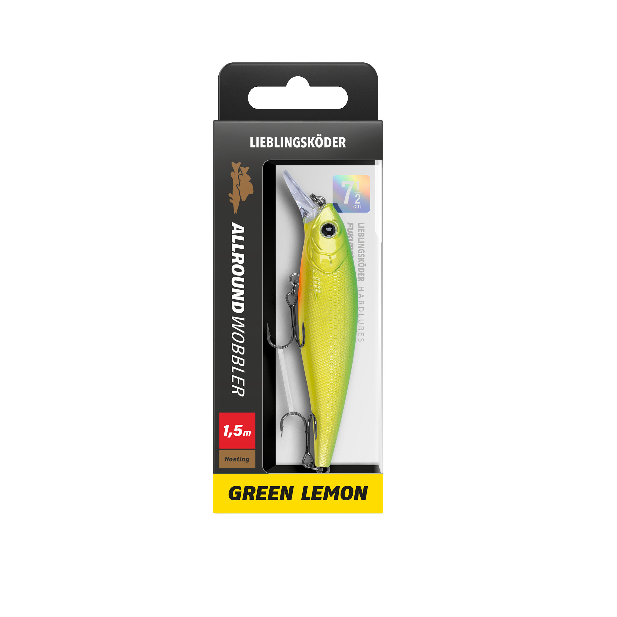 Lieblingsköder Allroundwobbler Green Lemon