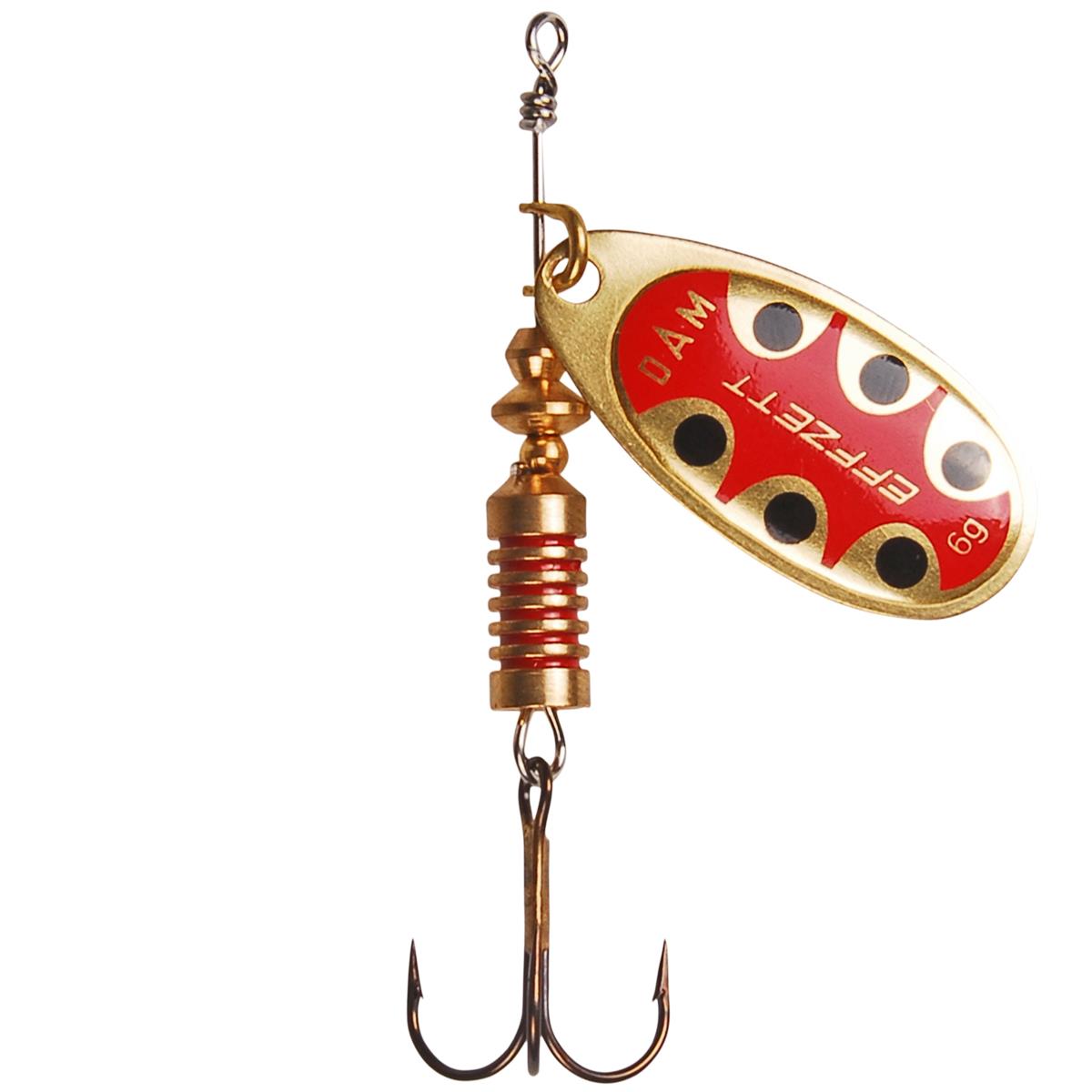 DAM Effzett Standart Spinner; Kupfer / Black Dot; Gr. 5; 12 gr.