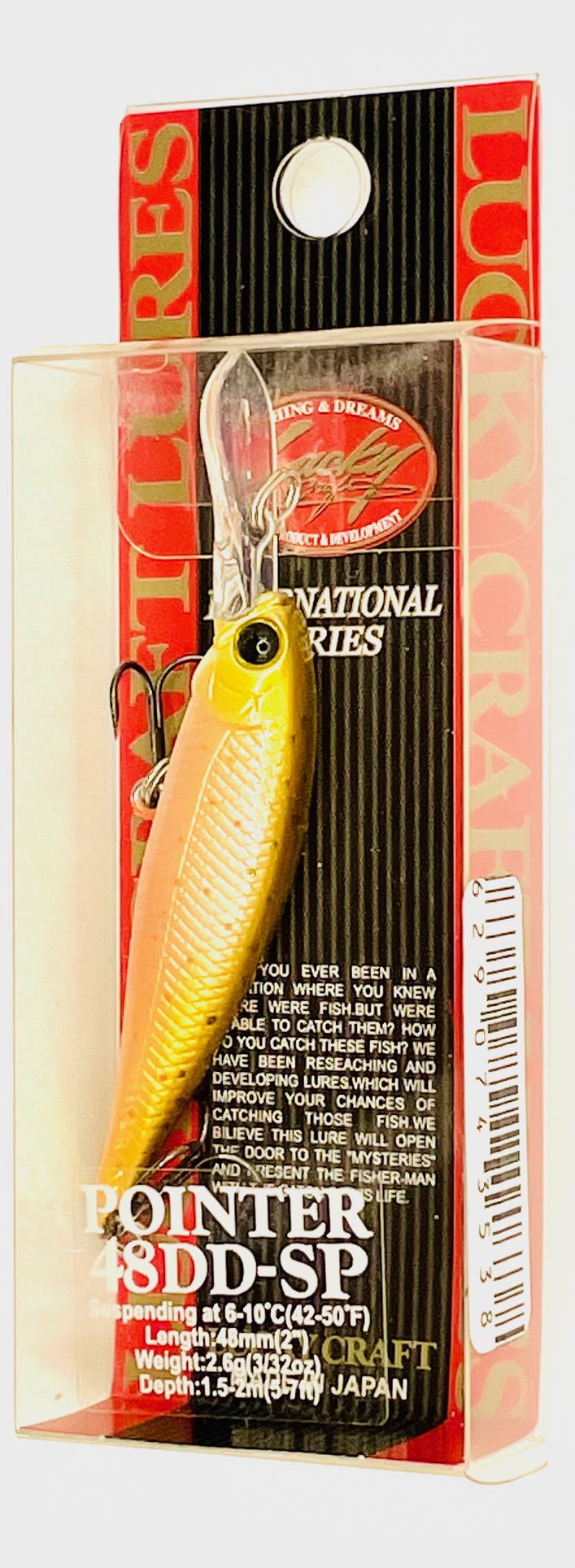 Lucky Craft Pointer 48 DD SP suspending 48 mm, 2,6 g, 1,5-2 m, Brown Trout