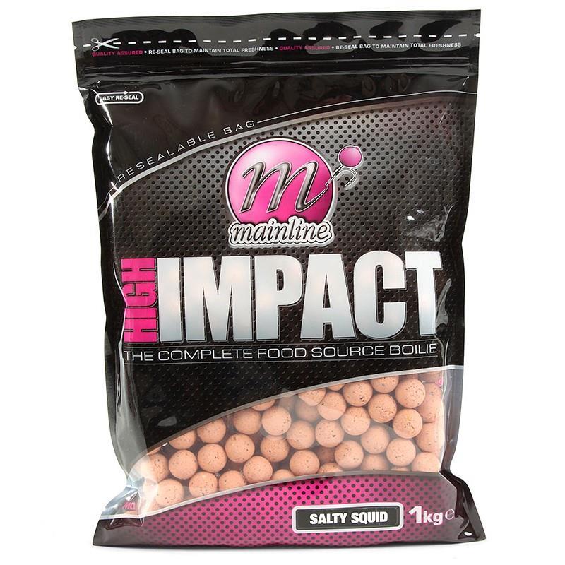 Mainline High Impact Boilies Salty Squid 16 mm; 1 Kg