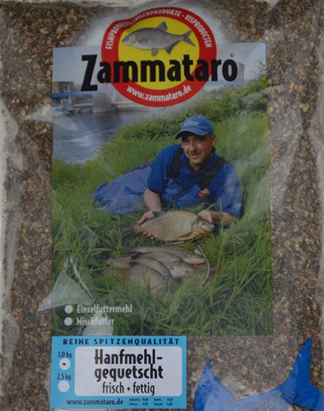 Zammataro Hanfmehl gequetscht frisch & fettig; 0,8 Kg