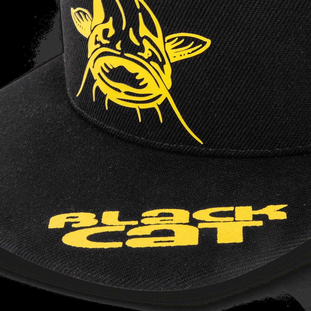 Black Cat Flat Peak Cap Black Cat Flat Peak Cap