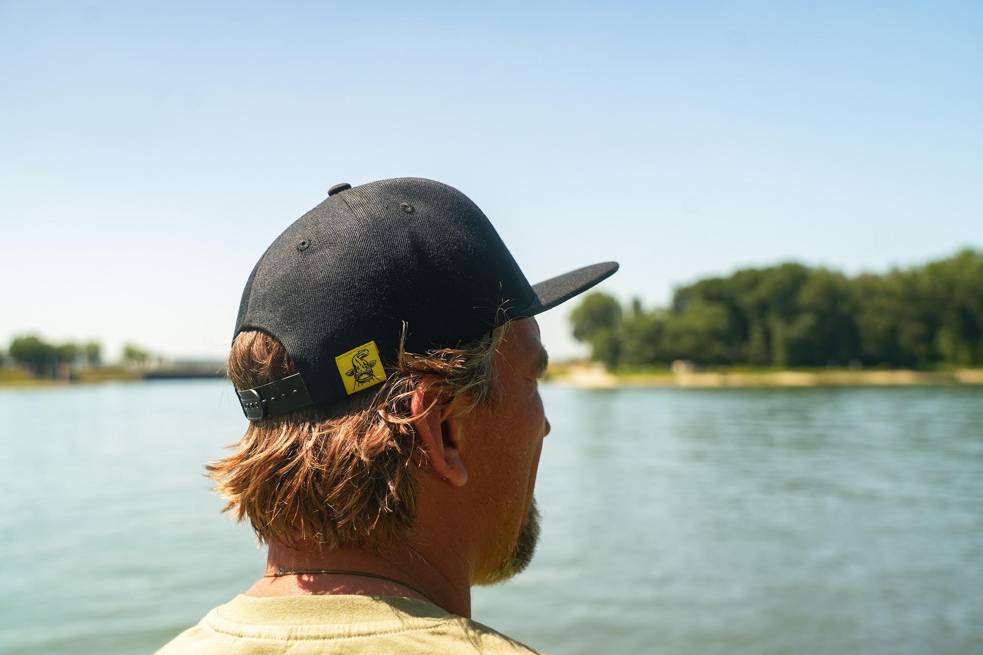 Black Cat Flat Peak Cap Black Cat Flat Peak Cap