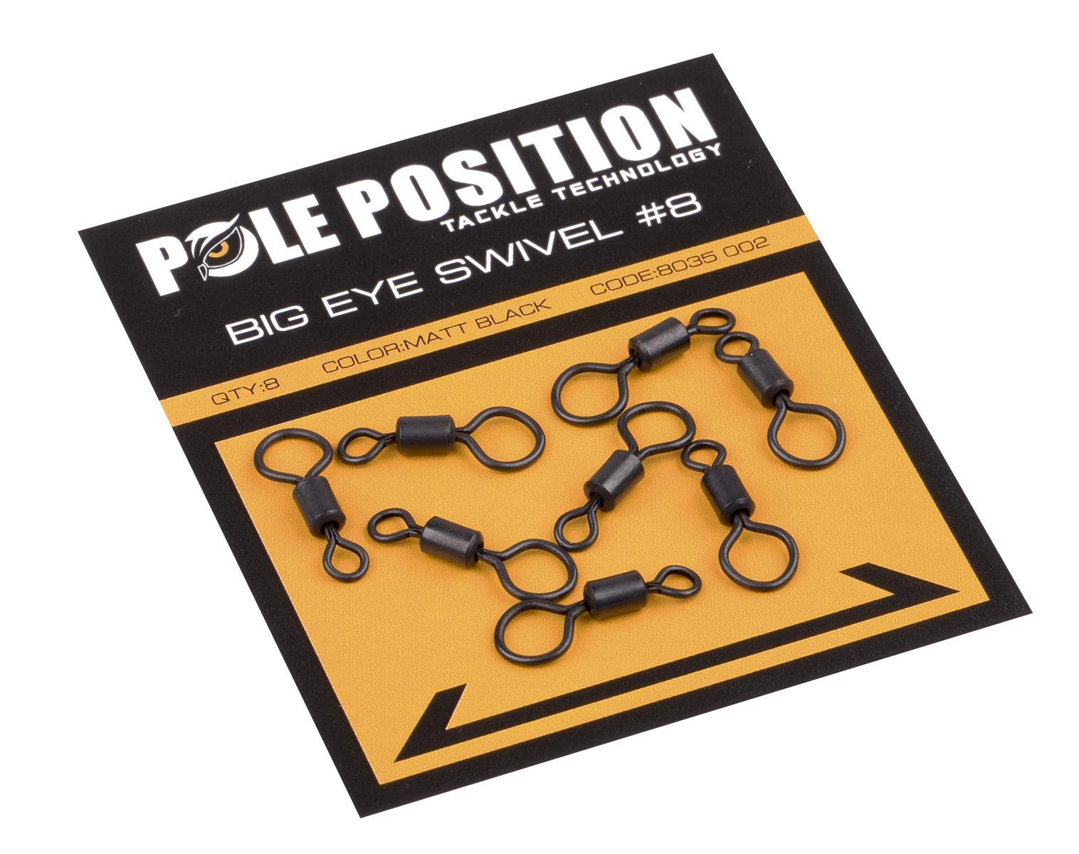 Strategy Big Eye Swivels; Sz. 8; Qty. 8