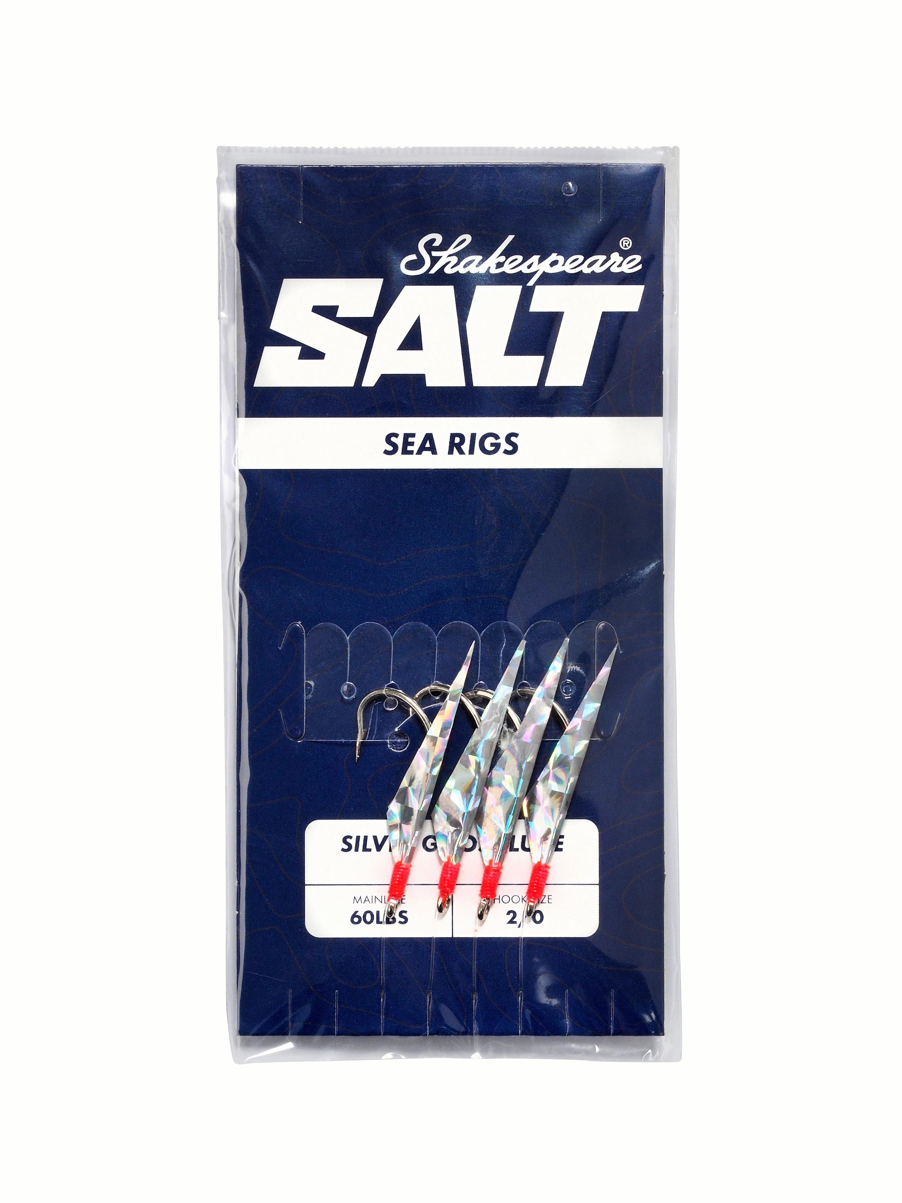 Shakespeare Silver Ghost Lure SALT Rig; 1/0;  60 Lbs.