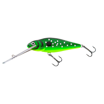 Salmo Perch; Fluoro Green; 14 cm; Floating; SDR