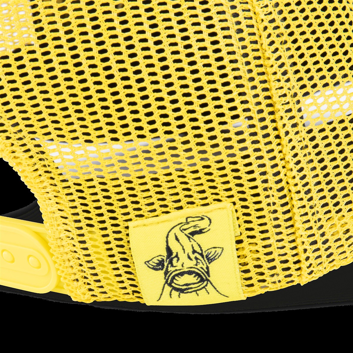 Black Cat Black & Yellow Trucker Cap Black Cat Black & Yellow Trucker Cap