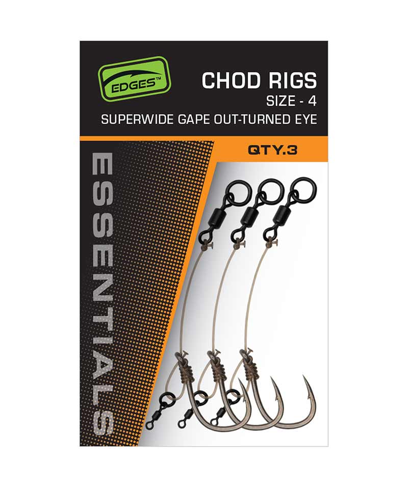 Fox EDGES™ Super Wide Gape Chod Rigs # 6