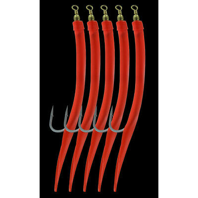 Dega Gummimac; 6/0; Japanrot; 5 Stück