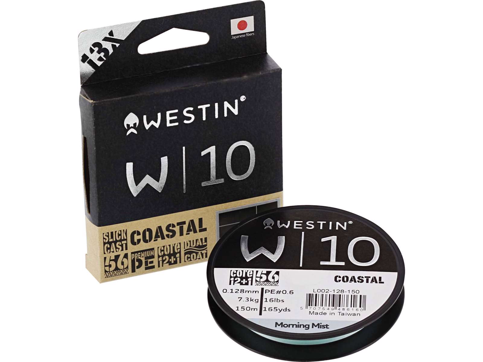 Westin W10 13 Braid Coastal Morning Mist 0,148 mm / 8,7 kg Westin W10 13 Braid Coastal Morning Mist 0,148 mm / 8,7 kg