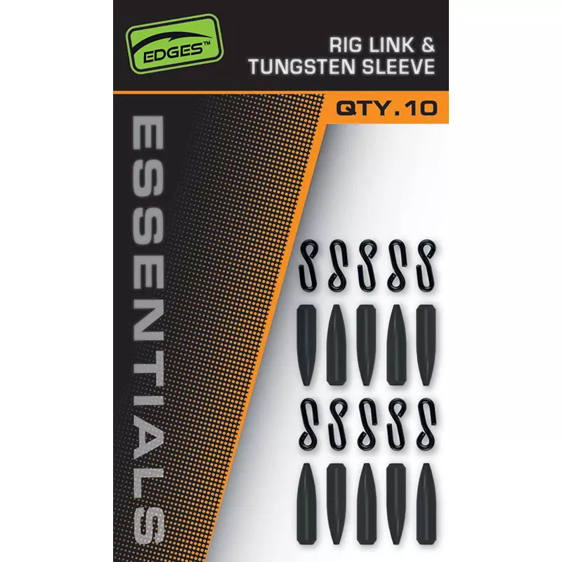 Fox Edges Rig Link and Tungsten Sleeve Qty. 10