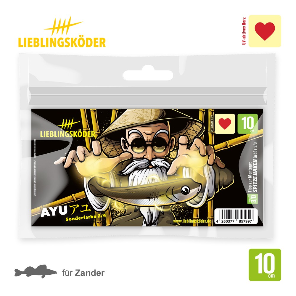 Lieblingsköder; Ayu; 10cm; Sonderfarbe
