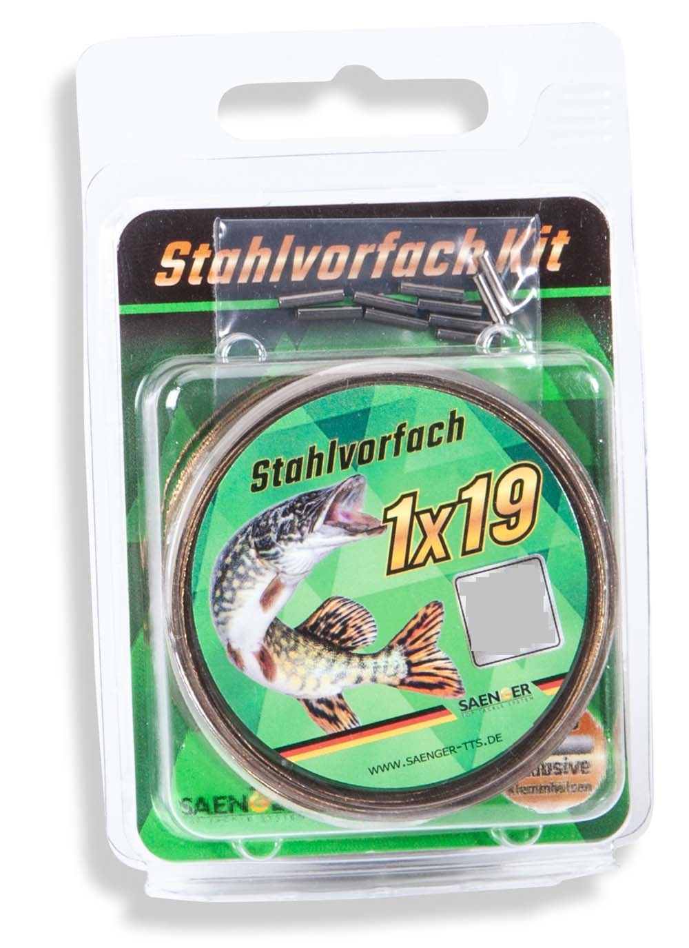 Sänger Stahlvorfach Kit 1 x 19; L: 10 m.; 9 Kg.